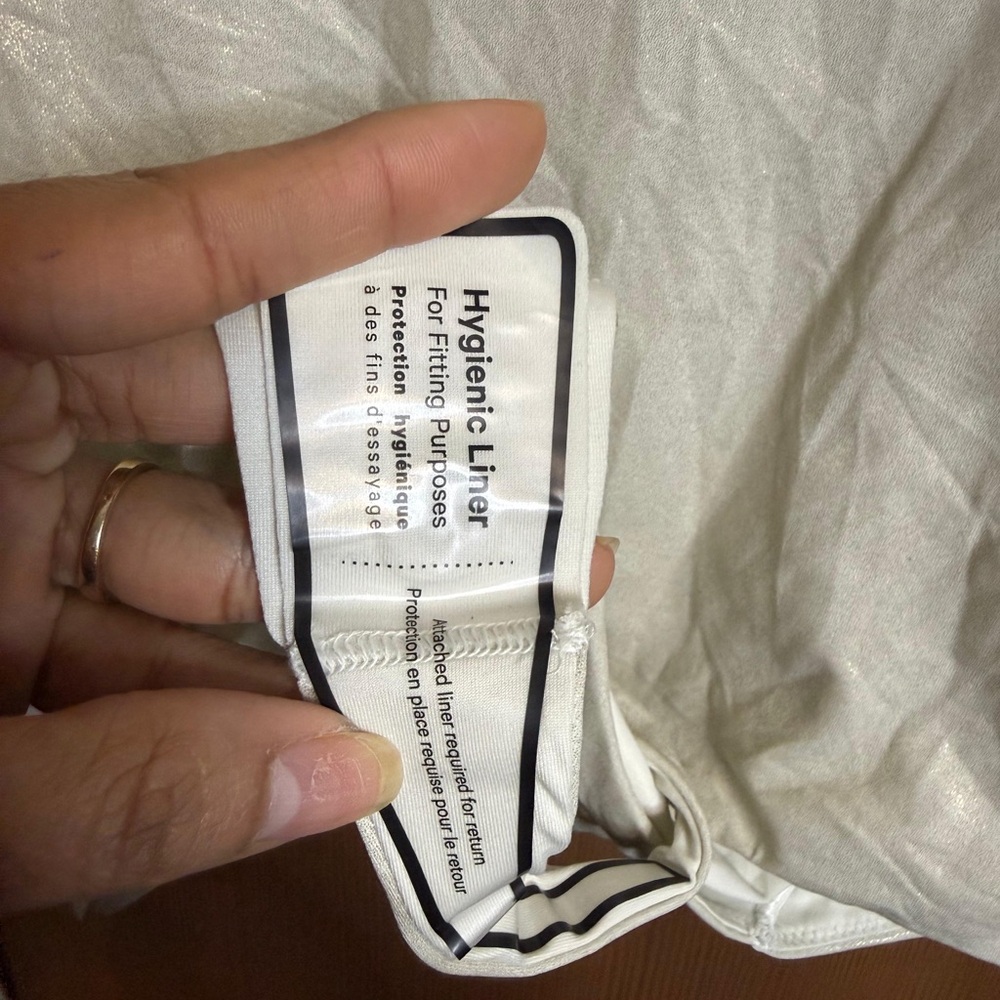 NWT- Lululemon Wundermost Ultra-Soft Nulu Square-Neck Long-Sleeve Bodysuit Shine - Picture 15 of 16